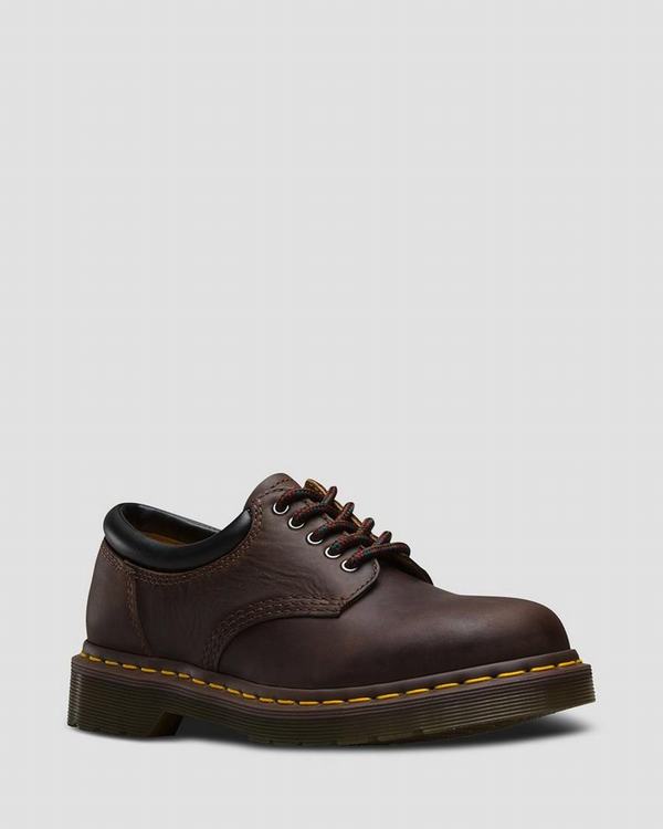 Dr Martens Dámské Polobotky 8053 Crazy Horse Hnědé, CZ-194507